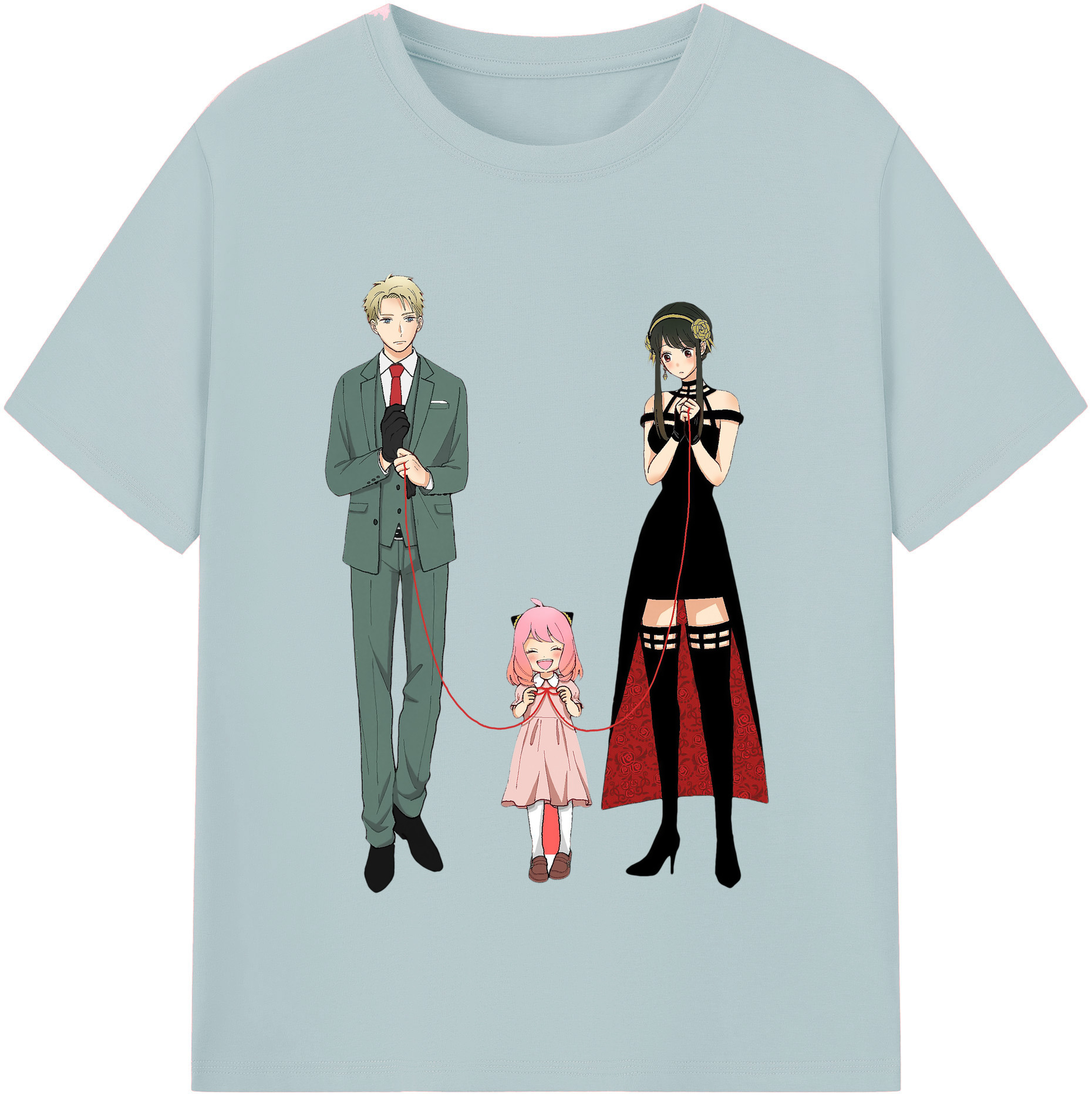 （画像用） SPY×FAMILY间谍家家酒 綿100％半袖Tシャツ（フロントプリント）
